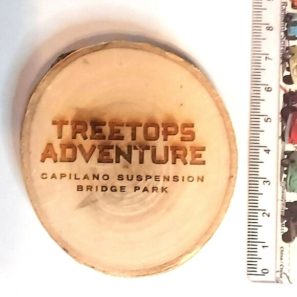 Treetops Adventure Capilano Suspension Bridge Park Travel Fridge Magnet Souvenir - Picture 3 of 3